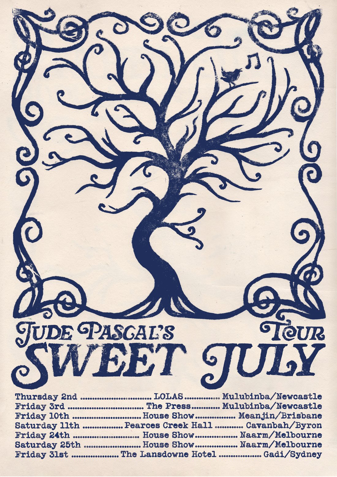 Tickets for Jude Pascal's Sweet July Tour